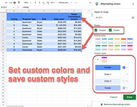 How To Alternate Colors In Google Sheets For Rows .